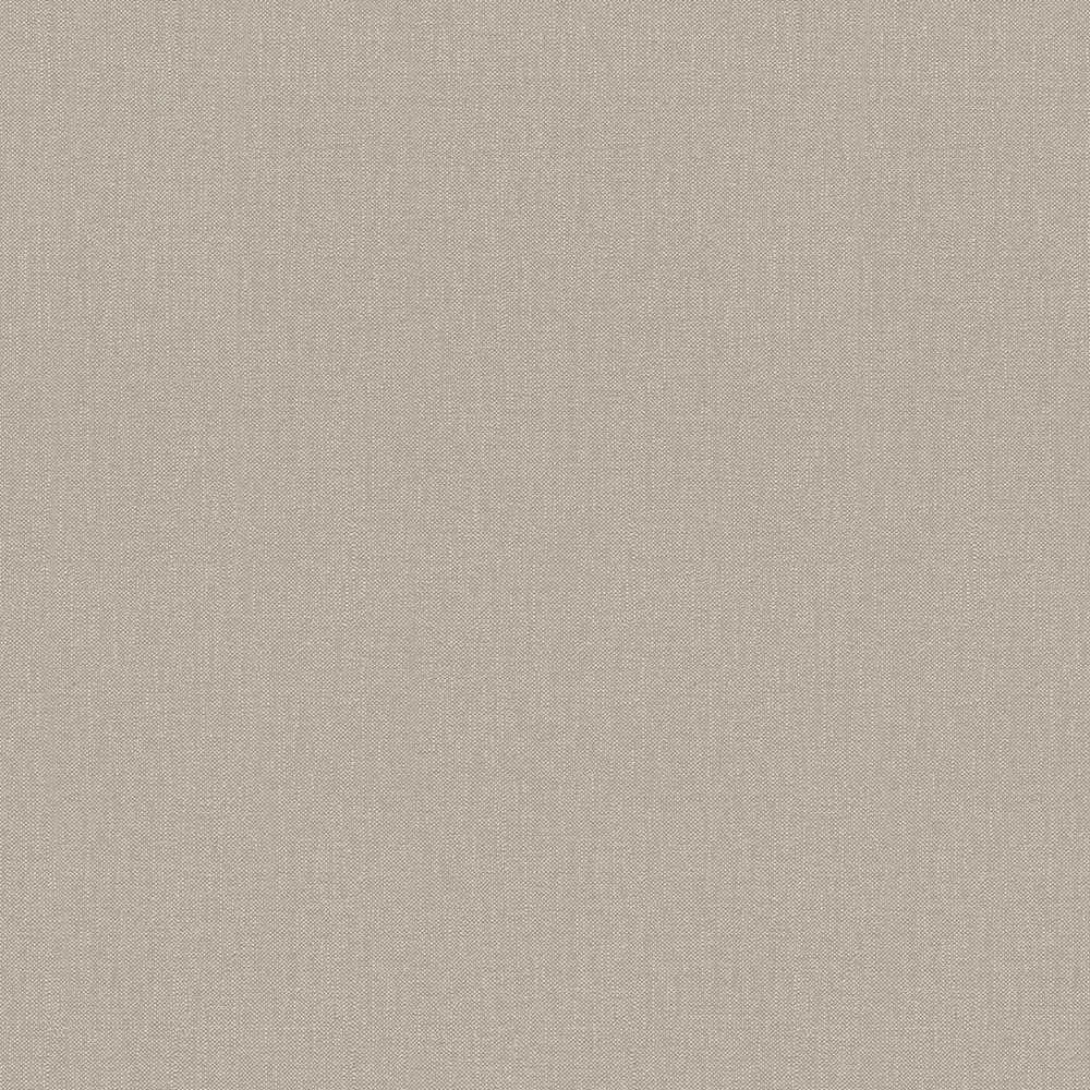 Terra - Soft Linen Look plain wallpaper AS Creation Roll Brown  211712