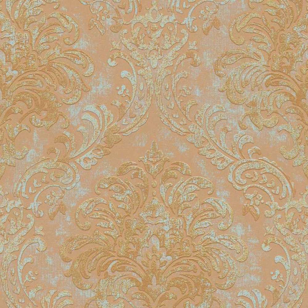 Metropolitan Stories 3 - Vienna Baroque damask wallpaper AS Creation Roll Orange  391121