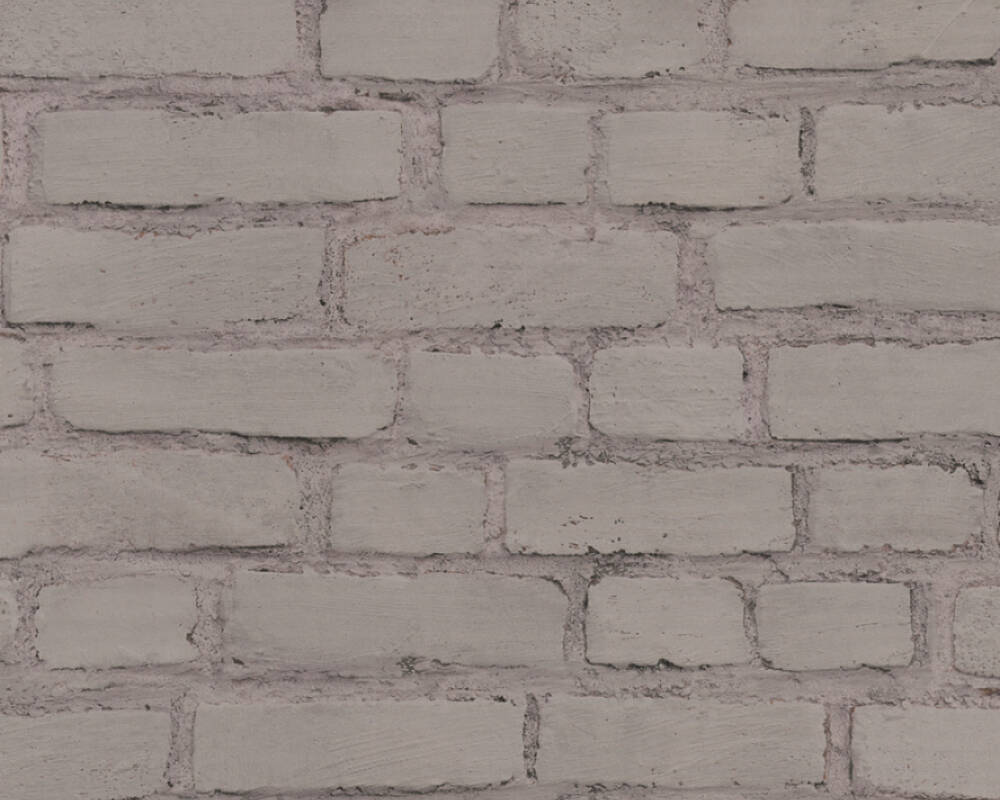 Neue Bude 2.0 - Brick House industrial wallpaper AS Creation Roll Grey  374143