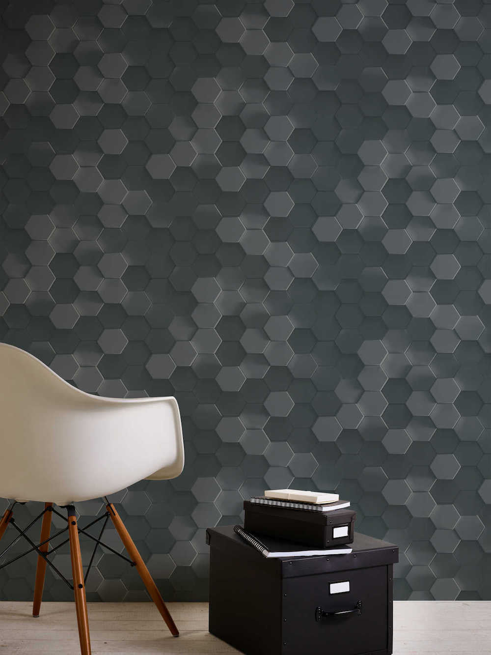 Pint Walls - Hexagon 3D geometric wallpaper AS Creation    