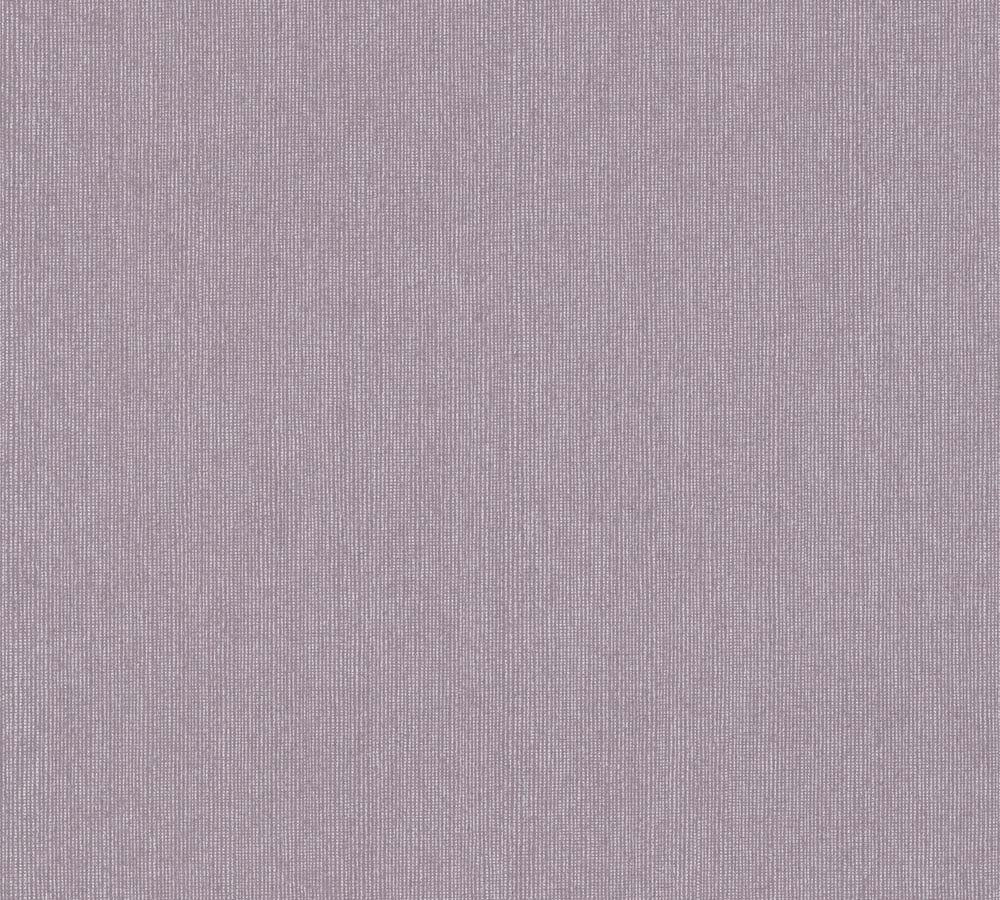 Villa - Textile Look plain wallpaper AS Creation Roll Purple  375664