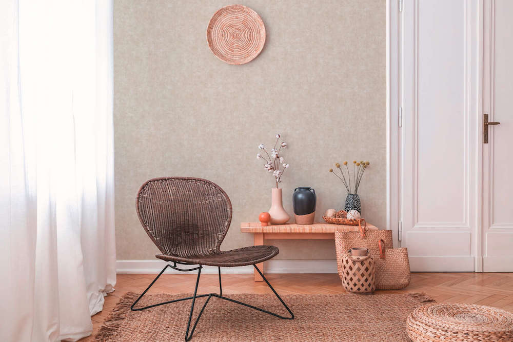 Terra - Industrial Wall plain wallpaper AS Creation    