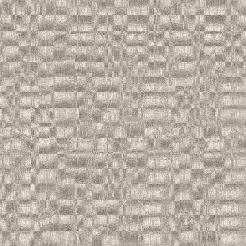 Terra - Soft Linen Look plain wallpaper AS Creation Roll Brown  211712