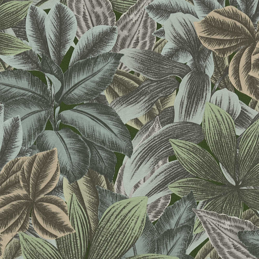 Metropolitan Stories 3 - Bali Tropical Foliage botanical wallpaper AS Creation Roll Light Green  392223