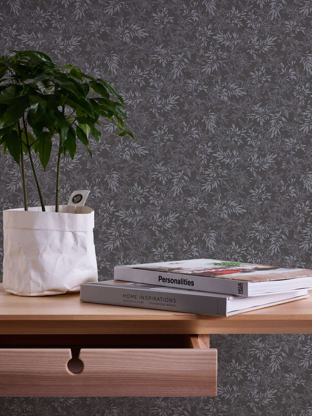 Attractive 2 - Delicate Leaves botanical wallpaper AS Creation    