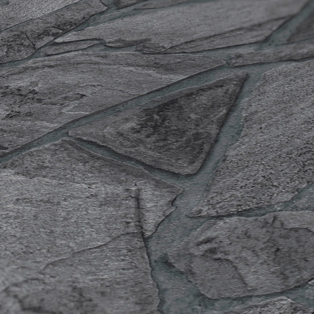 Terra -  Crazy Pavers Wall industrial wallpaper AS Creation    