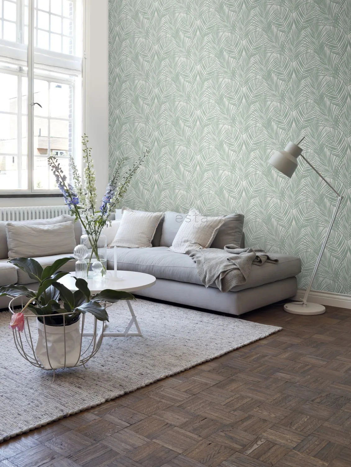 Jungle Fever - Palm Imprint botanical wallpaper ESTAhome