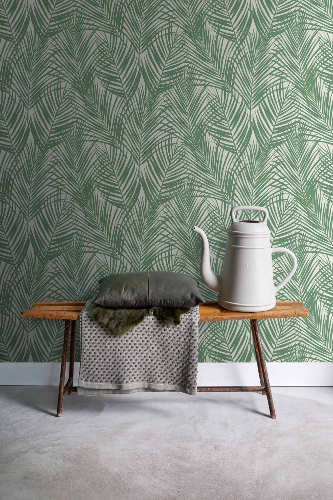 Jungle Fever - Palm Imprint botanical wallpaper ESTAhome