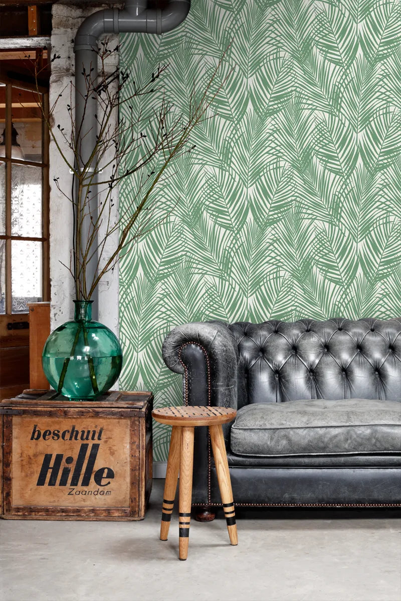 Jungle Fever - Palm Imprint botanical wallpaper ESTAhome
