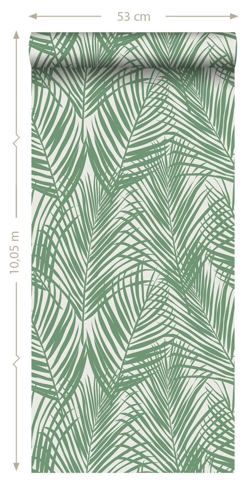 Jungle Fever - Palm Imprint botanical wallpaper ESTAhome