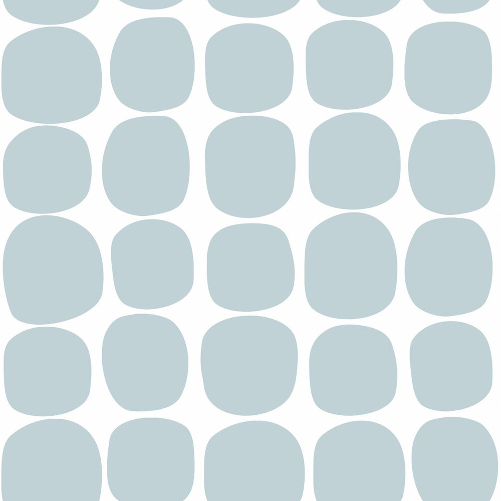 Art of Deco - Rounded Cubes art deco wallpaper Esta Roll Blue  139088