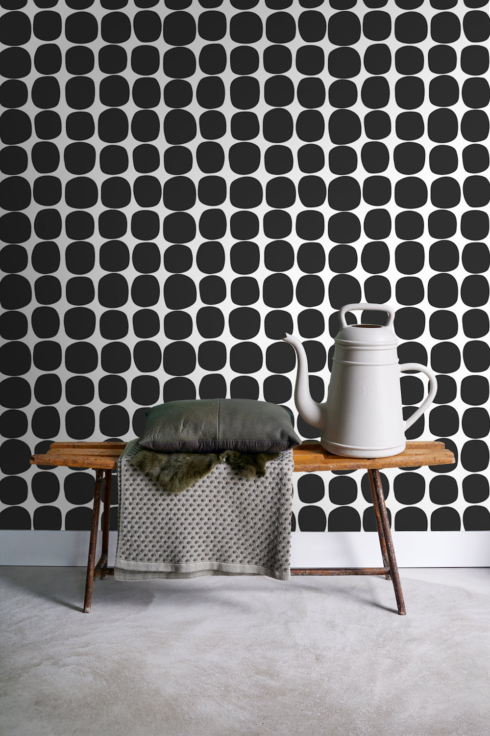 Art of Deco - Rounded Cubes art deco wallpaper Esta    