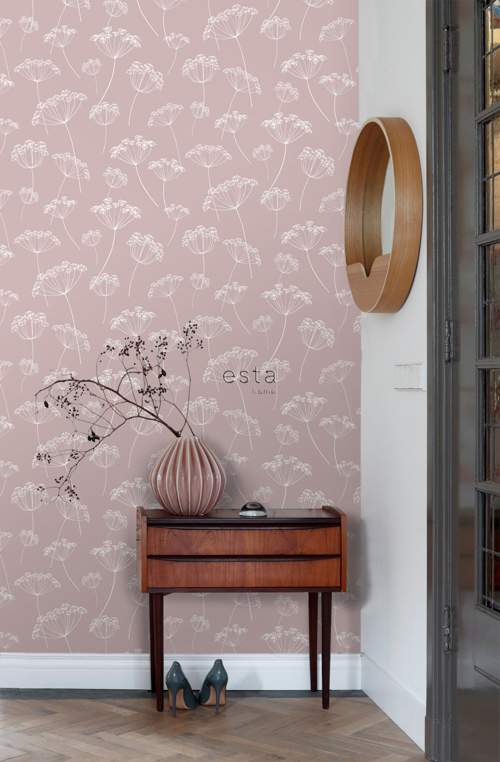 Vintage Flowers - Dandelions botanical wallpaper Esta    