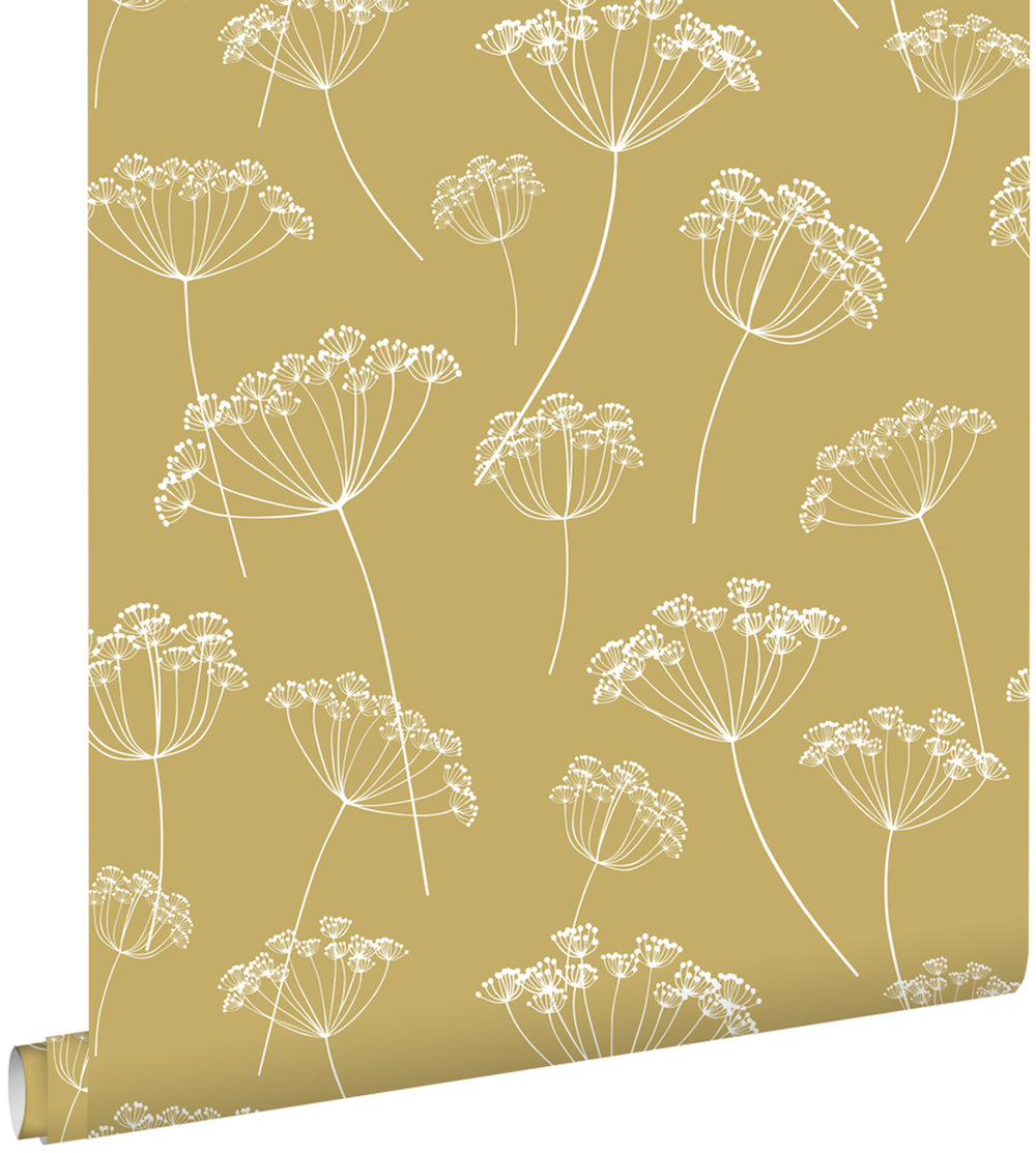 Vintage Flowers - Dandelions botanical wallpaper Esta    