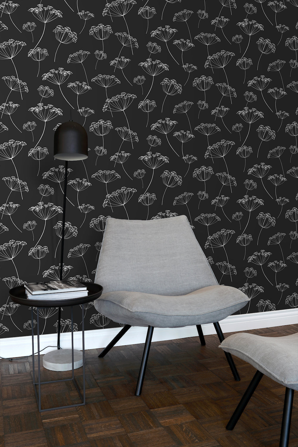 Vintage Flowers - Dandelions botanical wallpaper Esta    