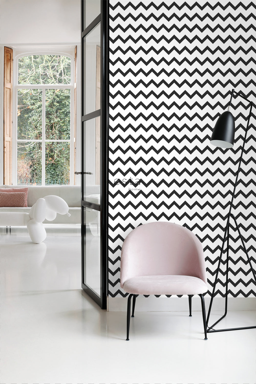 Art of Deco - ZigZag art deco wallpaper Esta    