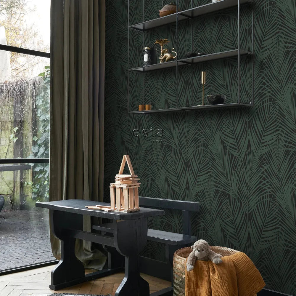 Paradise - Fern Grove botanical wallpaper ESTAhome