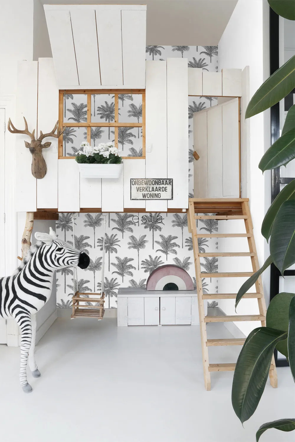 Paradise - Country Palm kids wallpaper ESTAhome