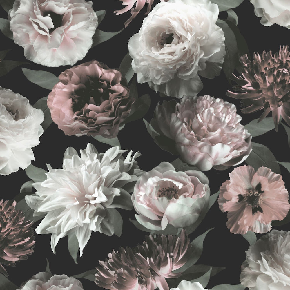 Vintage Flowers - Bouquet botanical wallpaper Esta Roll Light Pink  139169
