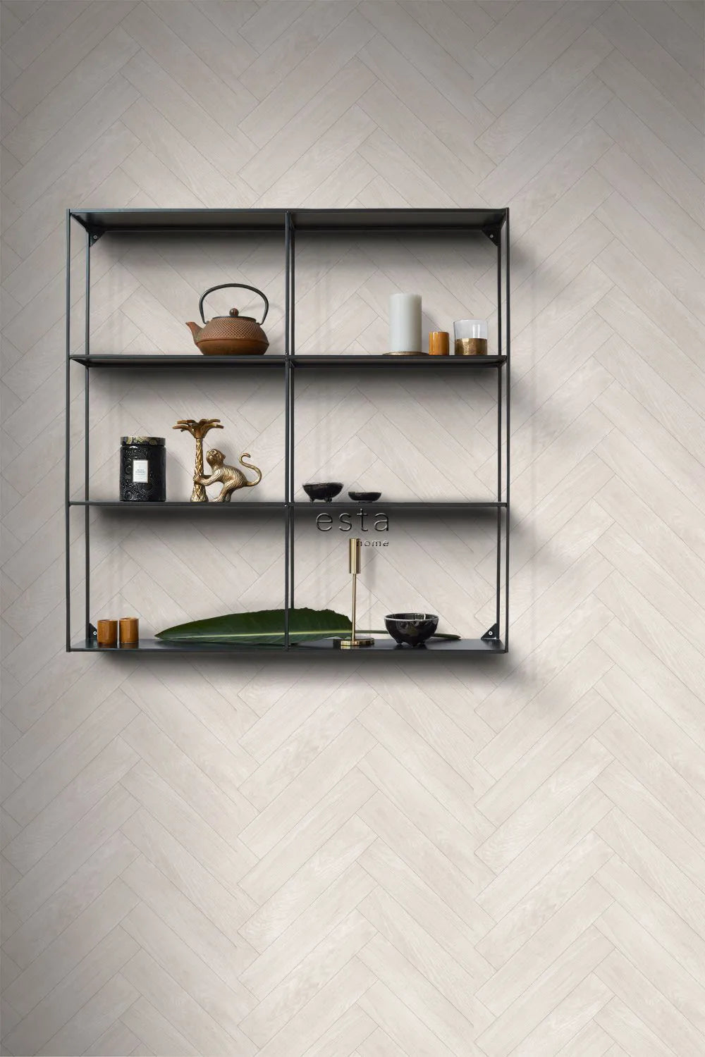 Paradise - Herring Weave geometric wallpaper ESTAhome