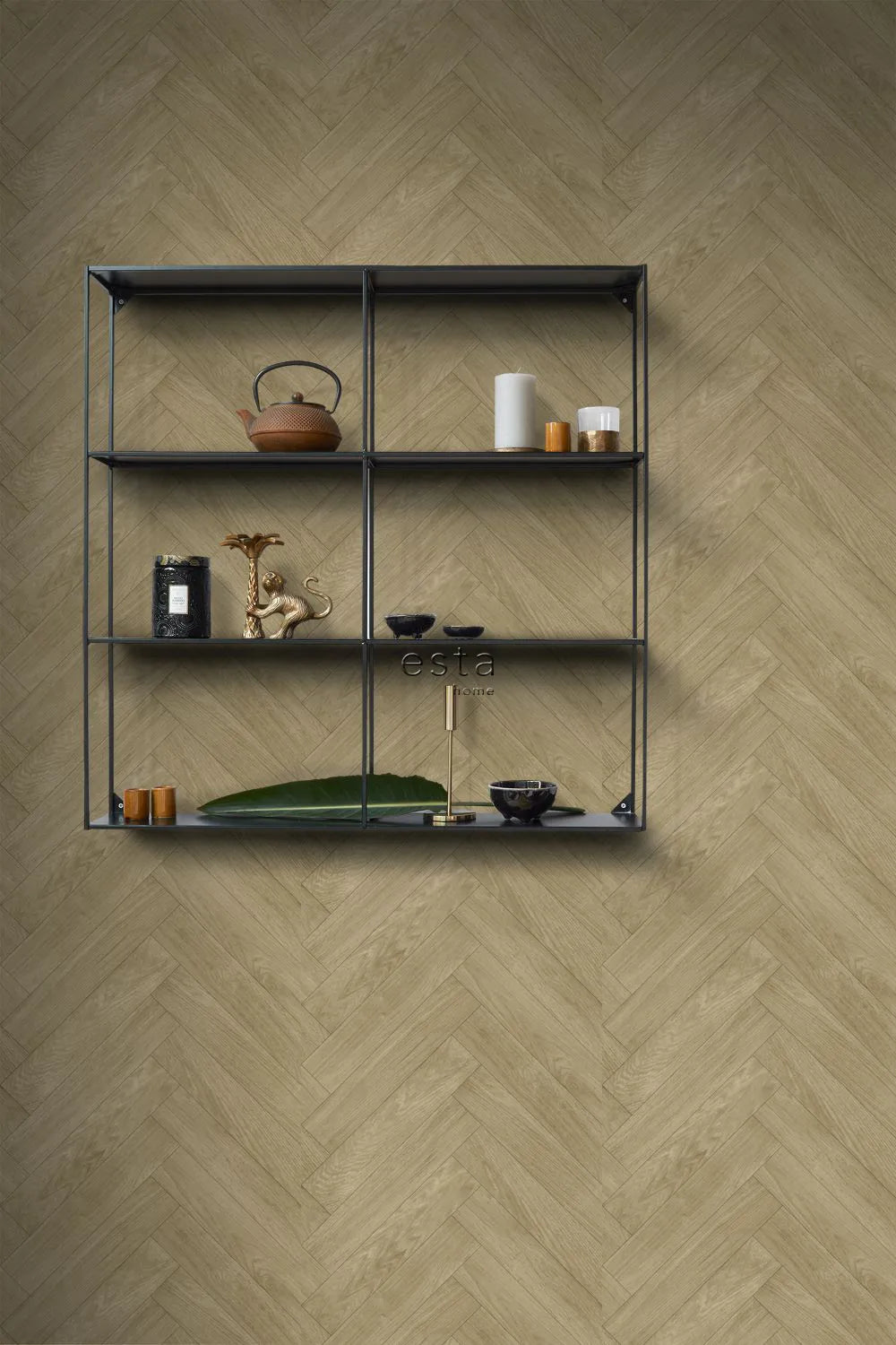 Paradise - Herring Weave geometric wallpaper ESTAhome
