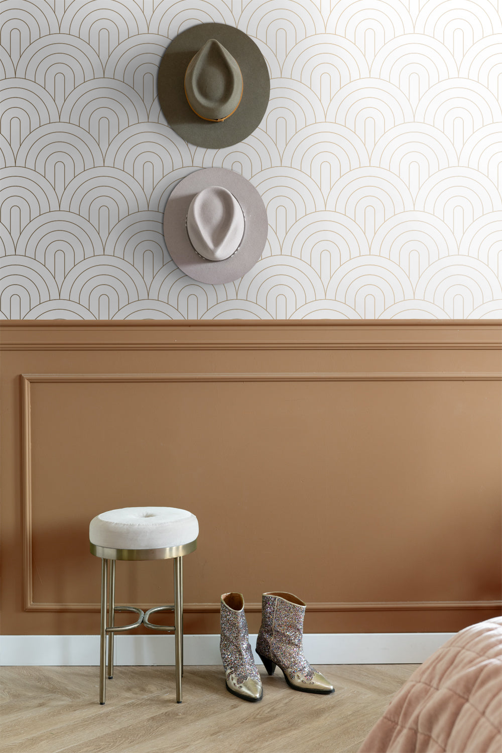 Art of Deco - Multi Arches art deco wallpaper Esta    