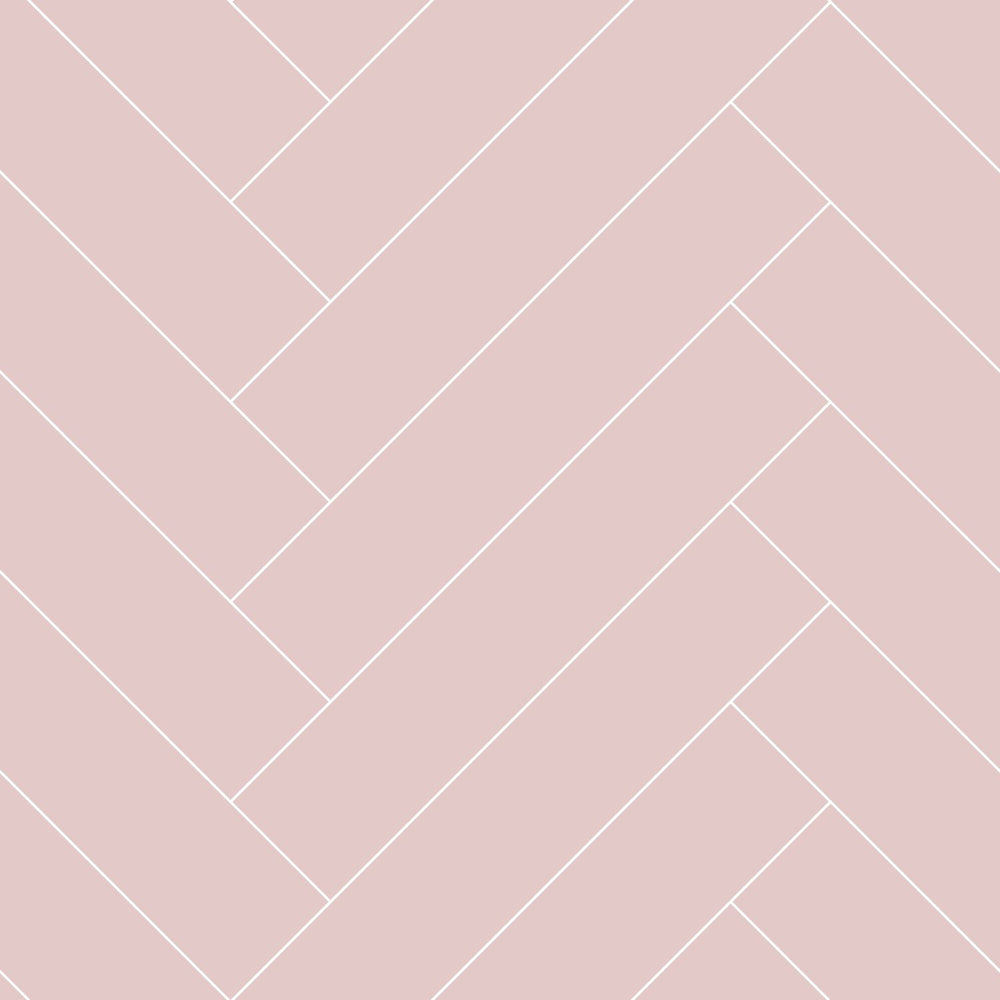 Art of Deco - Herringbone art deco wallpaper Esta Roll Pink  139220