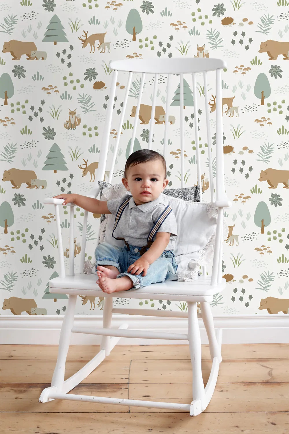 Forest Friends - Enchanted Glade kids wallpaper ESTAhome