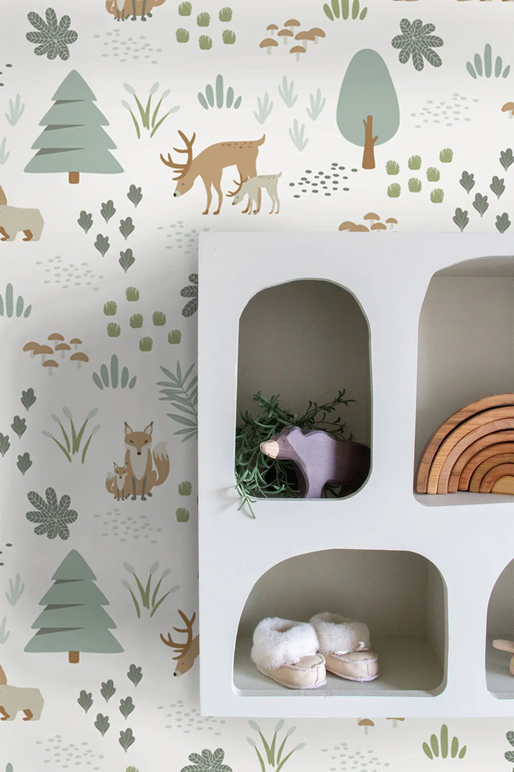 Forest Friends - Enchanted Glade kids wallpaper ESTAhome