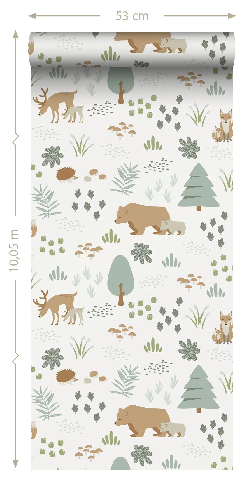 Forest Friends - Enchanted Glade kids wallpaper ESTAhome