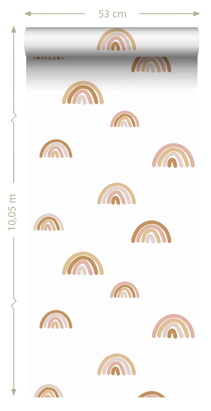 Forest Friends - Rainbow Fields kids wallpaper ESTAhome