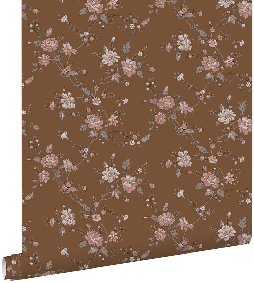Vintage Flowers - Climbing Flowers botanical wallpaper Esta    