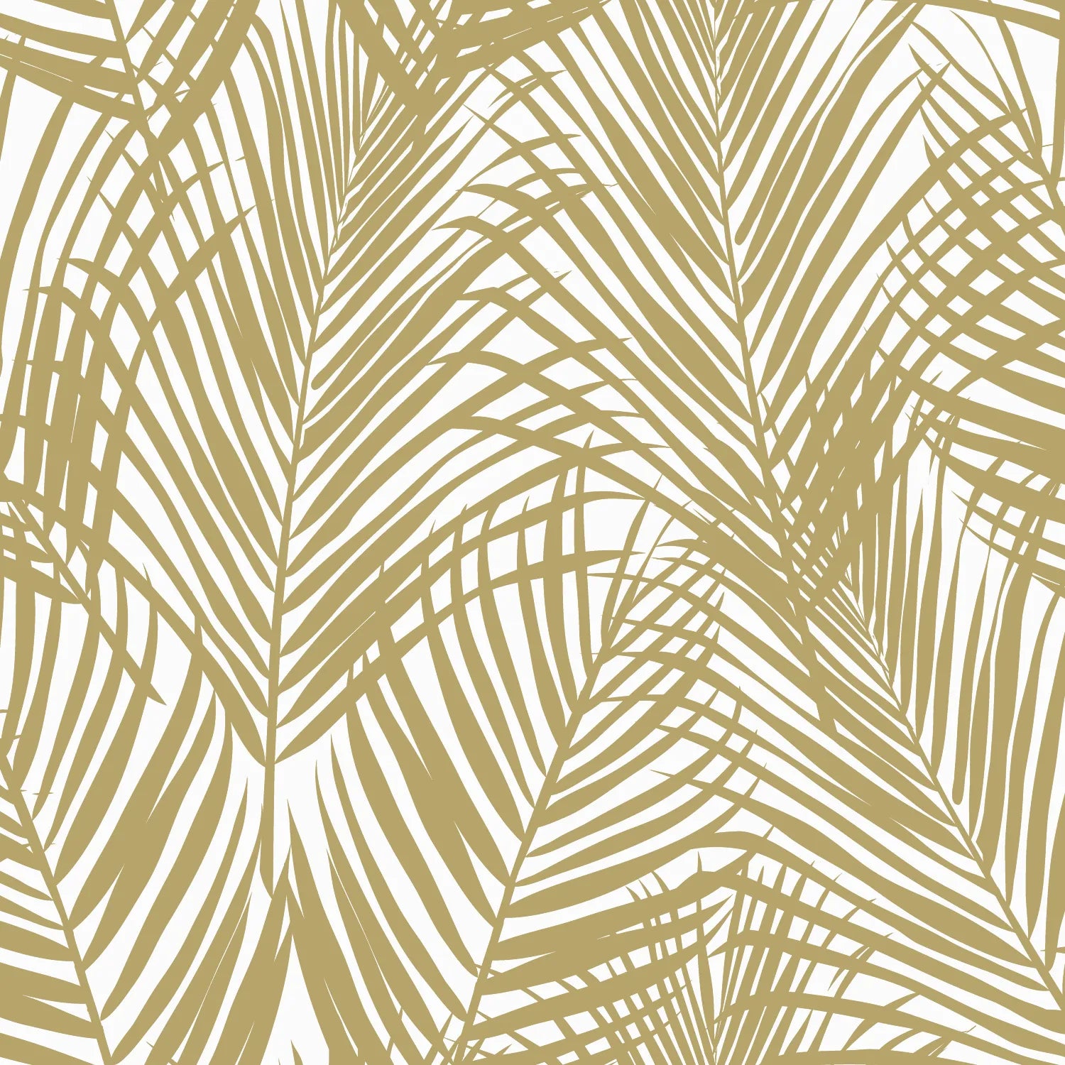 Paradise - Fern Grove botanical wallpaper ESTAhome Roll Gold 139301