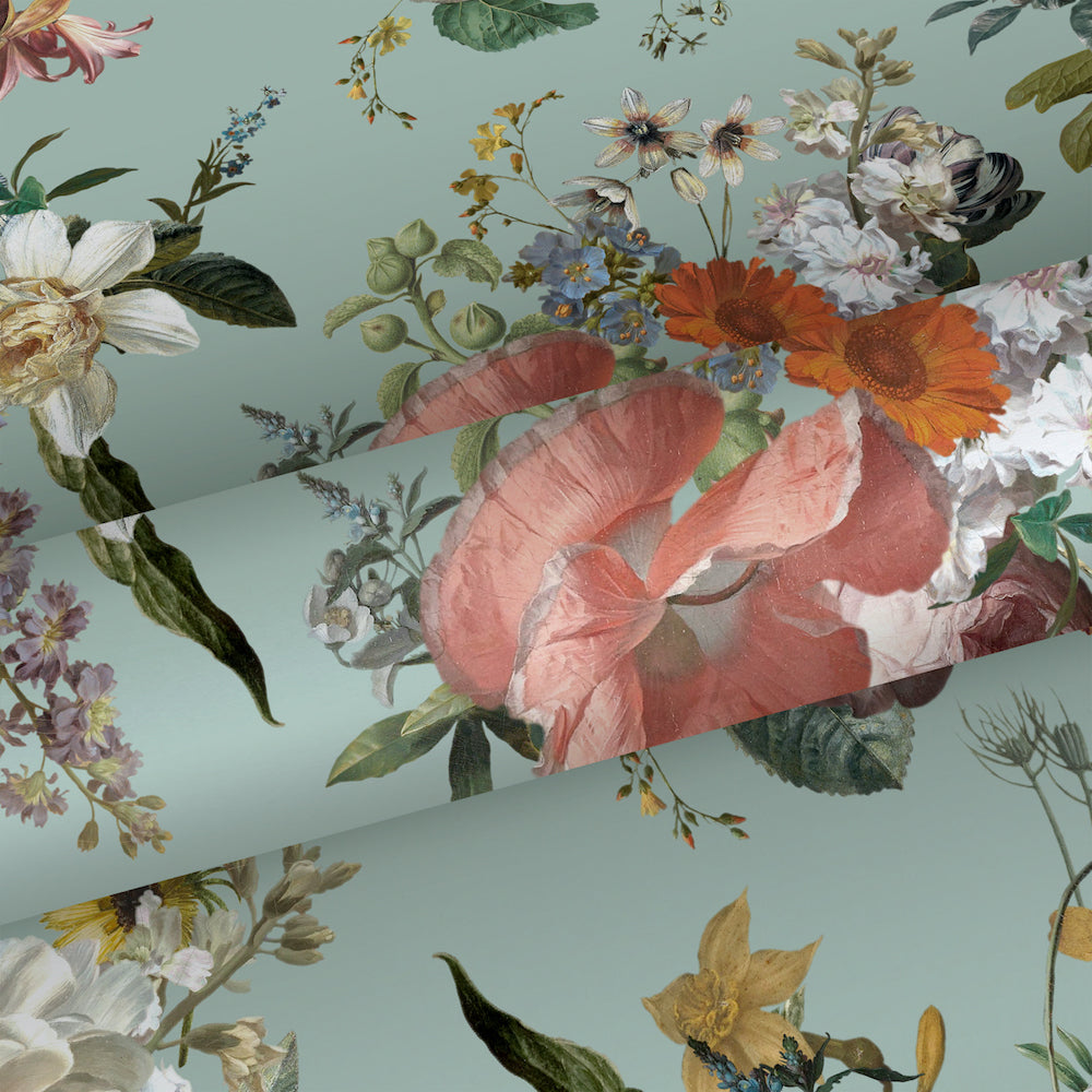 Vintage Flowers - Bloom botanical wallpaper Esta    