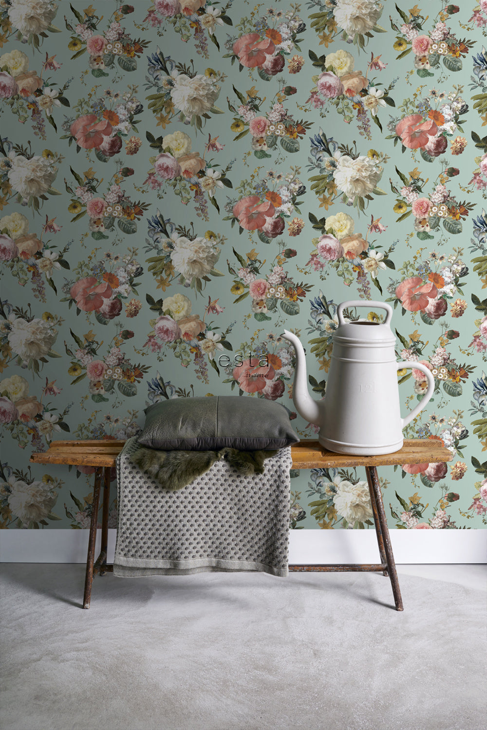 Vintage Flowers - Bloom botanical wallpaper Esta    