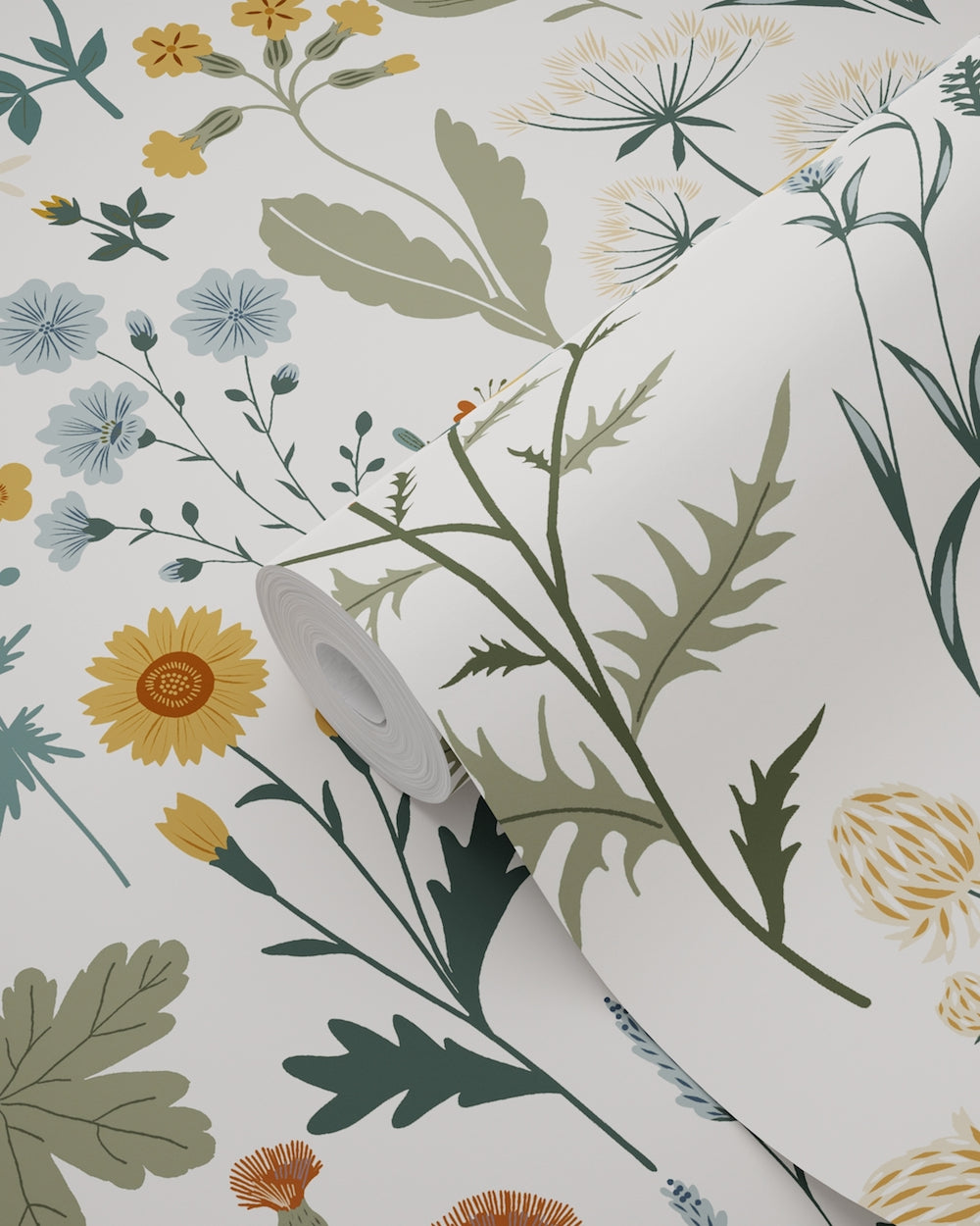 Vintage Flowers - Wild Flowers botanical wallpaper Esta    