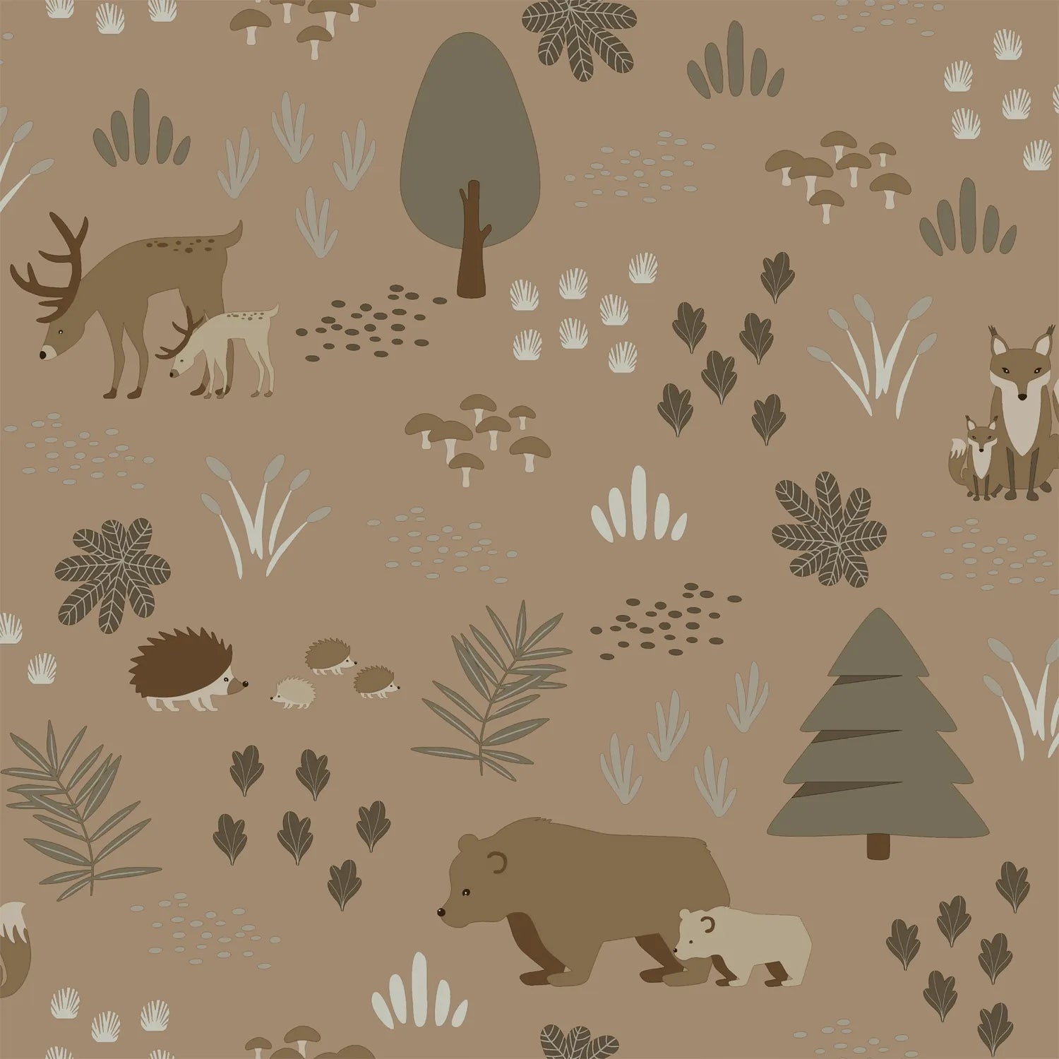 To The Moon and Back - Canopy Dwellers kids wallpaper ESTAhome Roll 139410