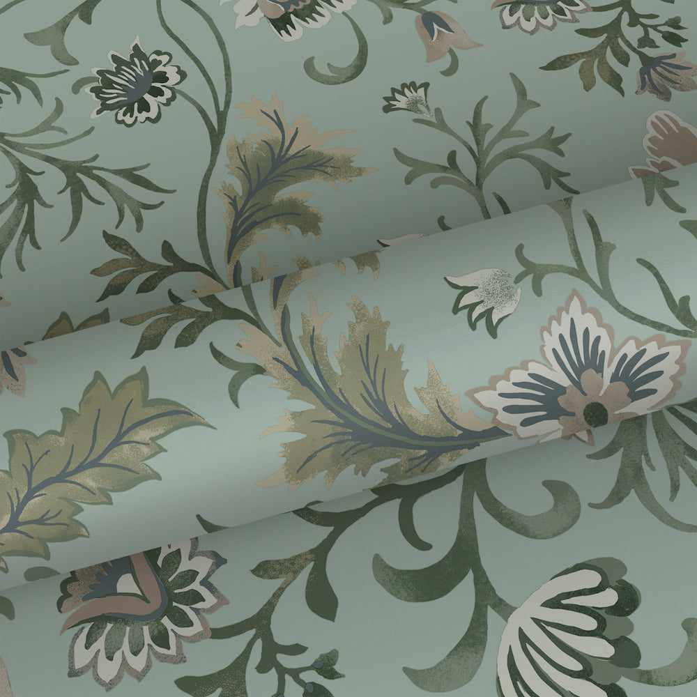 Vintage Flowers - Vintage Garden botanical wallpaper Esta    