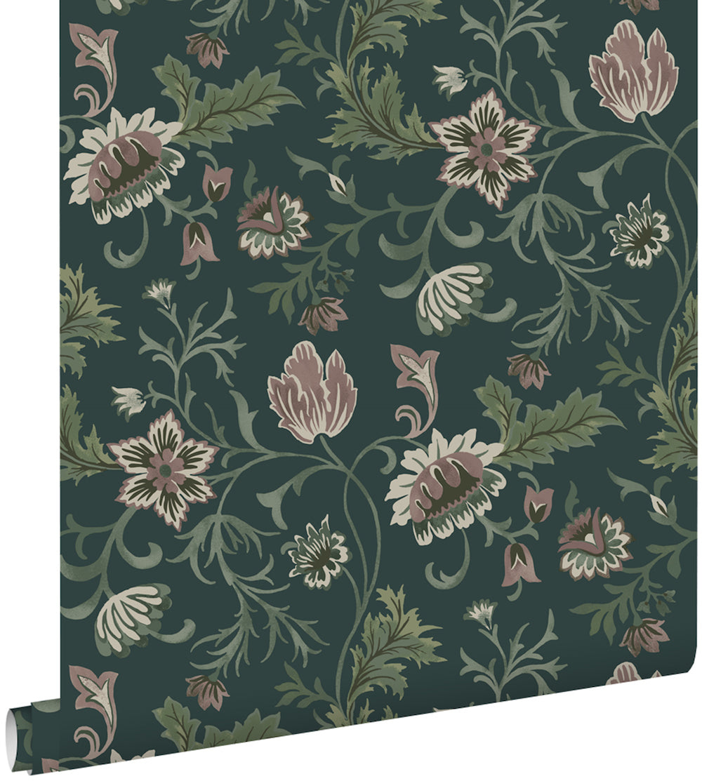 Vintage Flowers - Vintage Garden botanical wallpaper Esta    