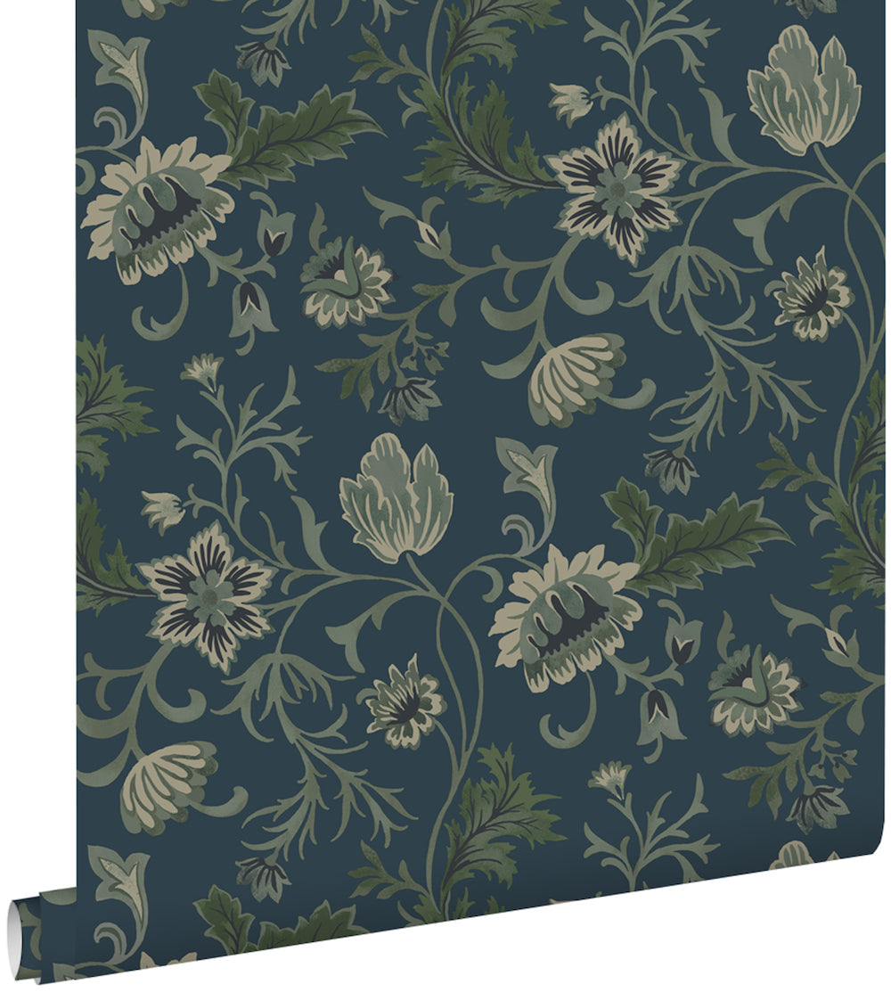 Vintage Flowers - Vintage Garden botanical wallpaper Esta    