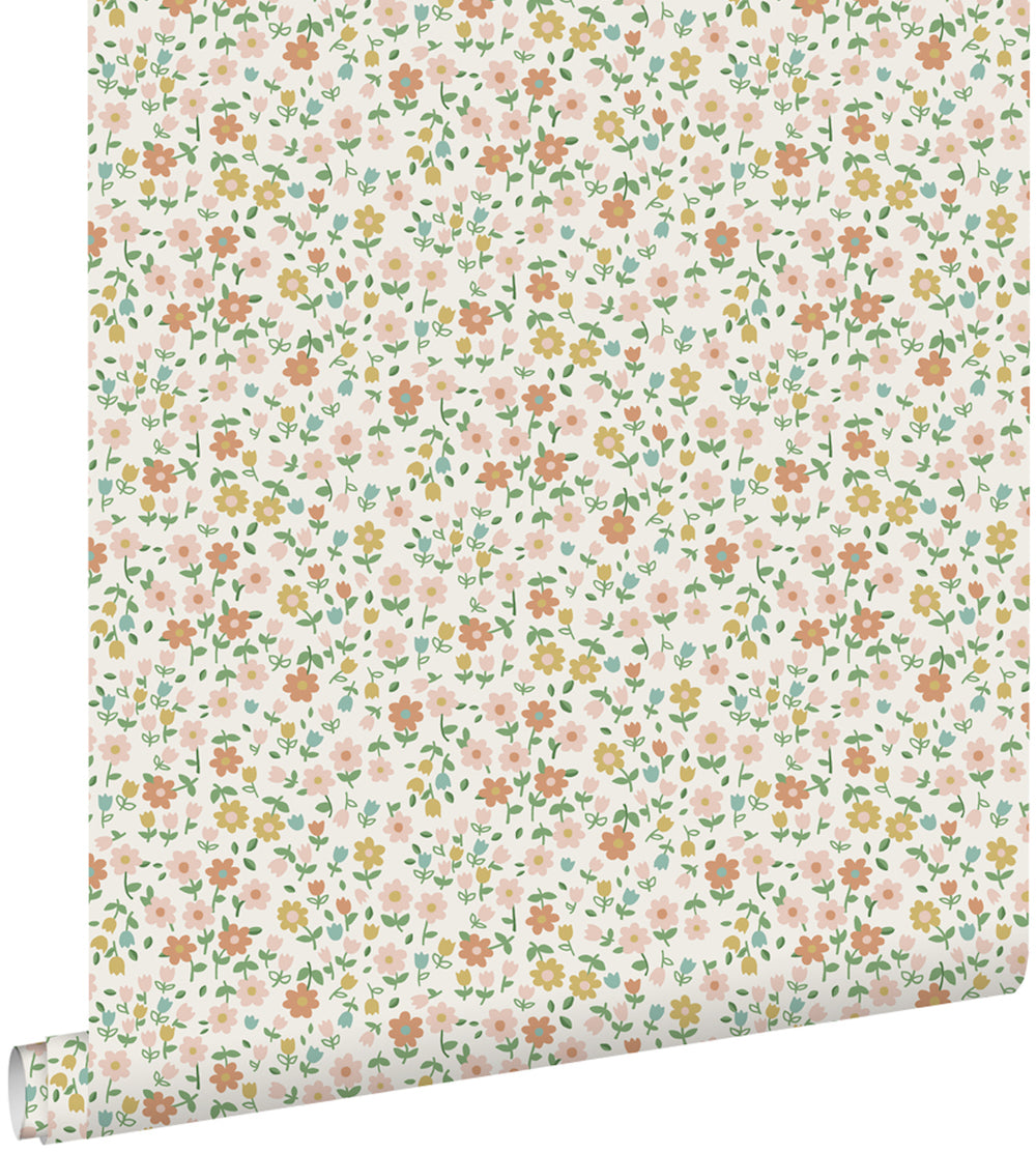 Vintage Flowers - Petit Flowers botanical wallpaper Esta    