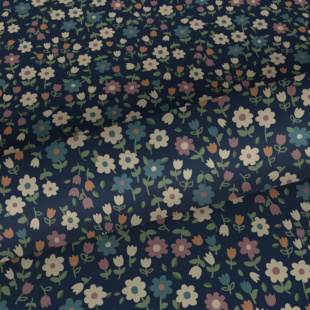 Vintage Flowers - Petit Flowers botanical wallpaper Esta    
