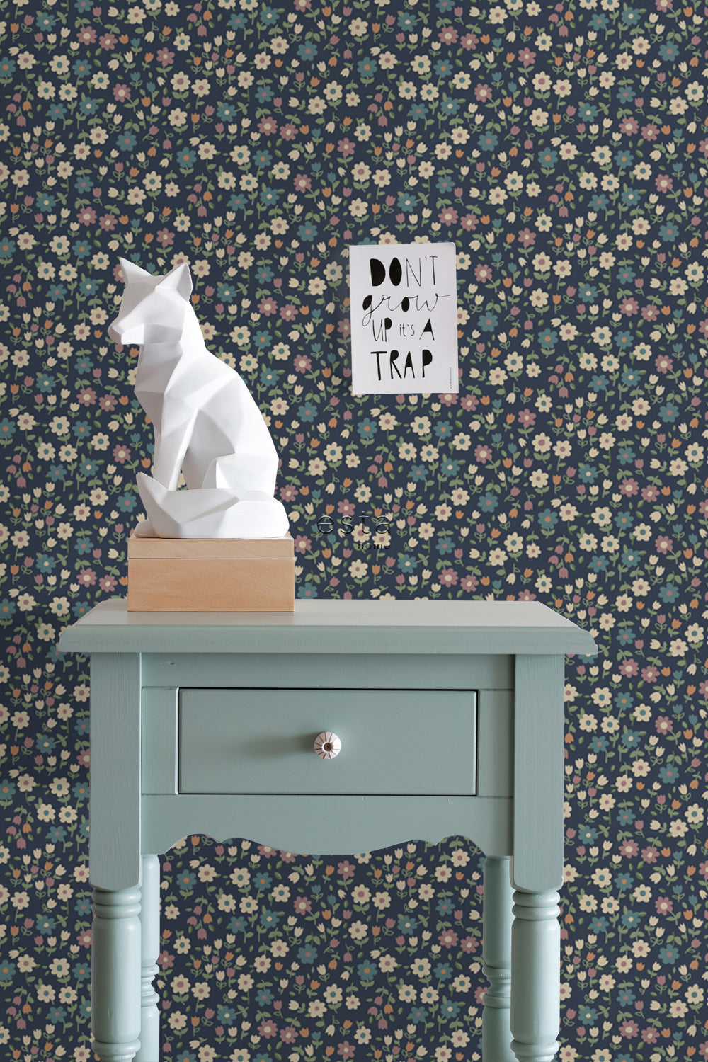 Vintage Flowers - Petit Flowers botanical wallpaper Esta    