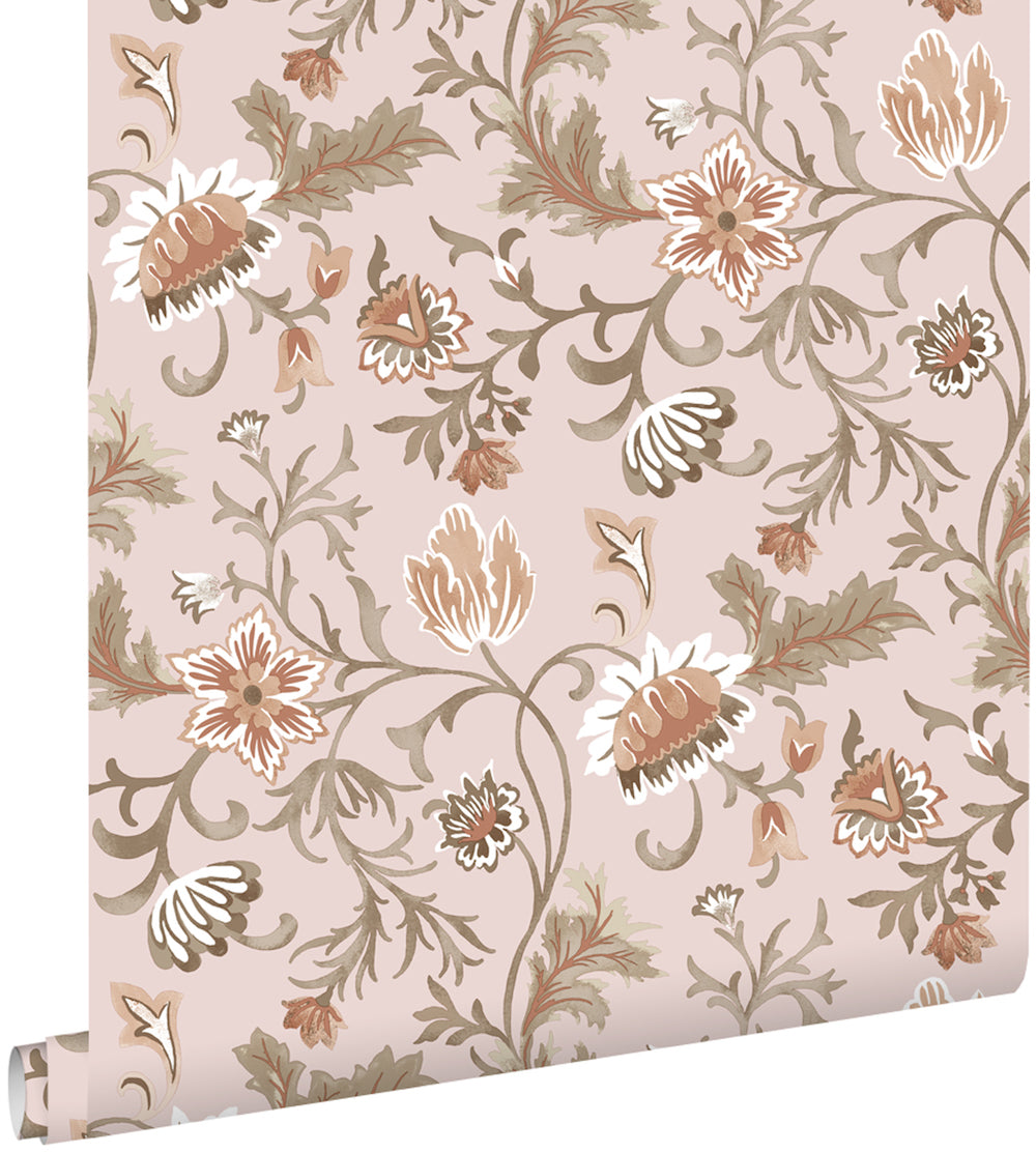 Vintage Flowers - Vintage Garden botanical wallpaper Esta    