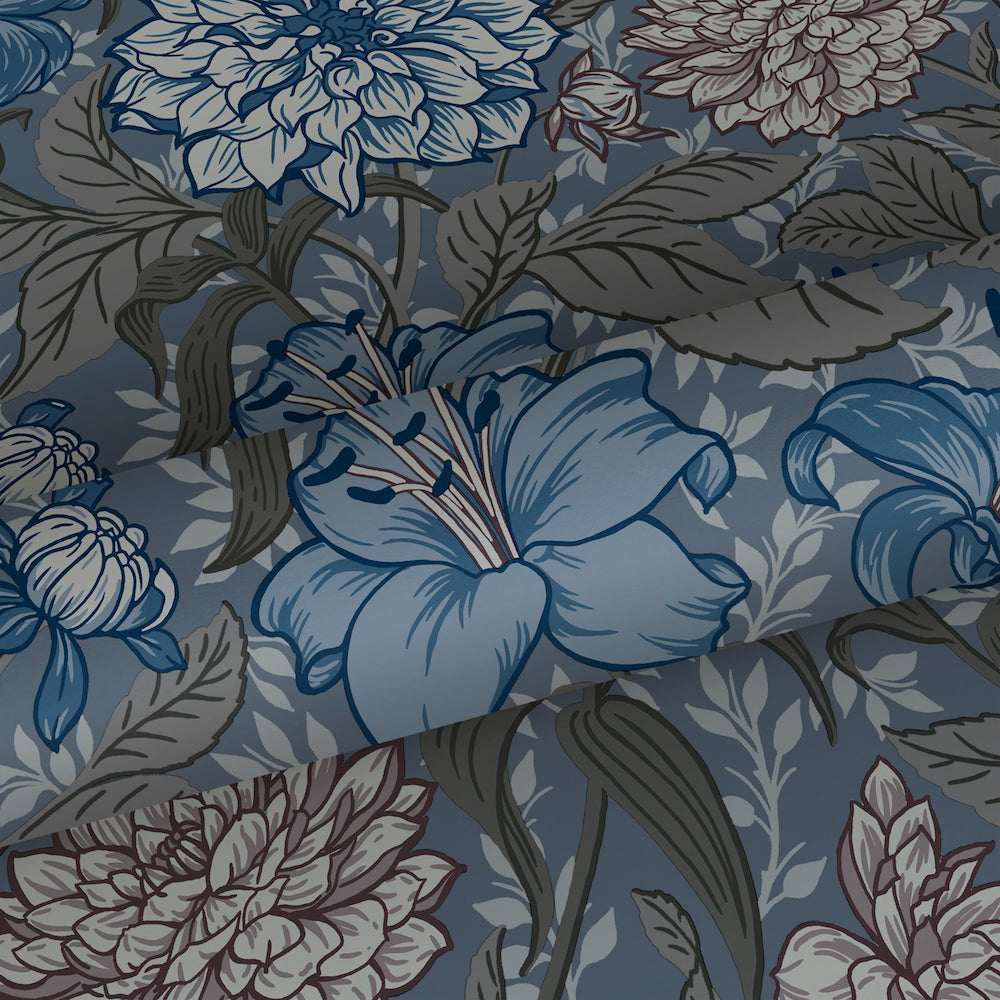 Vintage Flowers - Vintage Blossoms botanical wallpaper Esta    