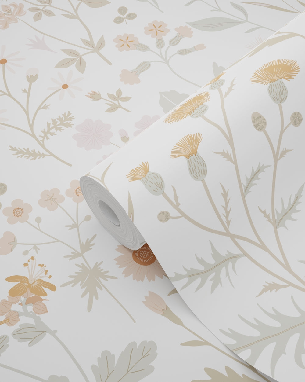Vintage Flowers - Wild Flowers botanical wallpaper Esta    