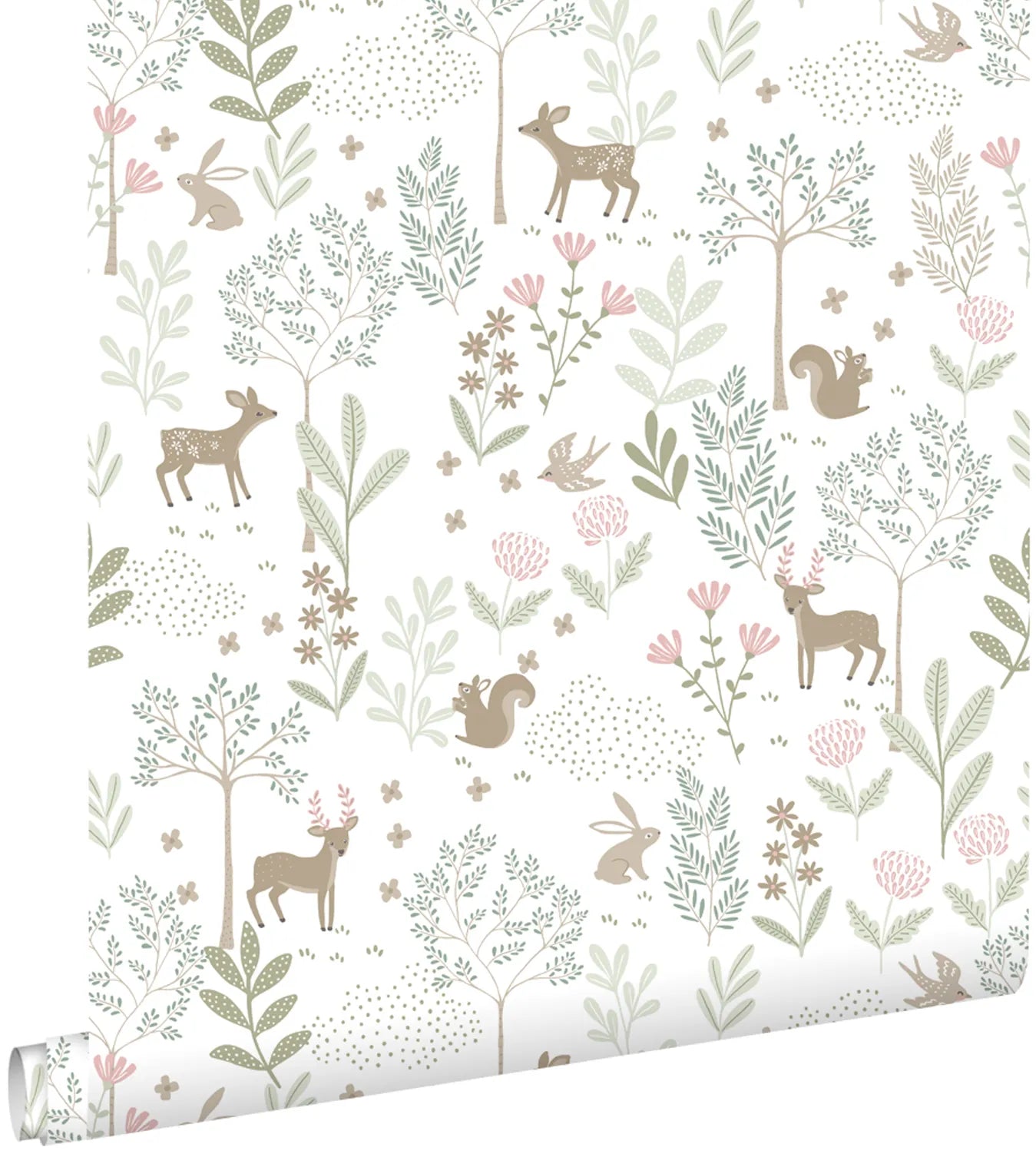 To The Moon and Back - Forest Friends kids wallpaper ESTAhome