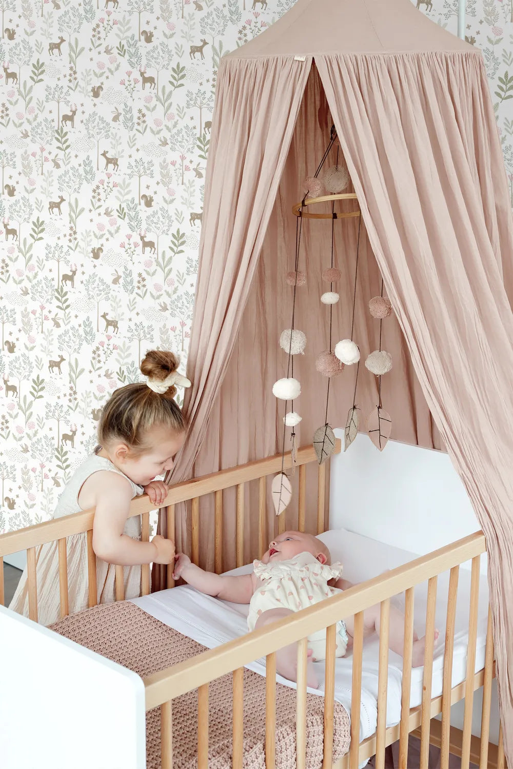 To The Moon and Back - Forest Friends kids wallpaper ESTAhome