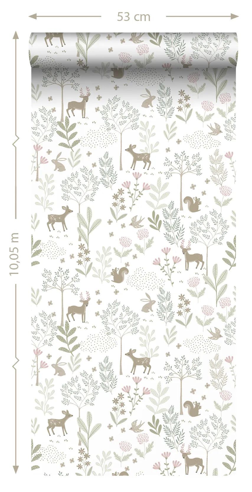 To The Moon and Back - Forest Friends kids wallpaper ESTAhome