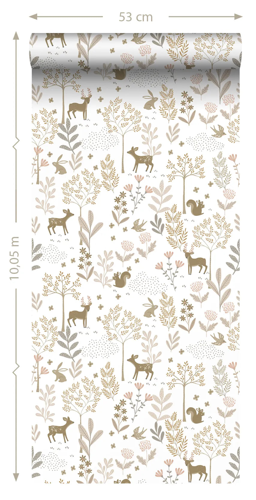 To The Moon and Back - Forest Friends kids wallpaper ESTAhome